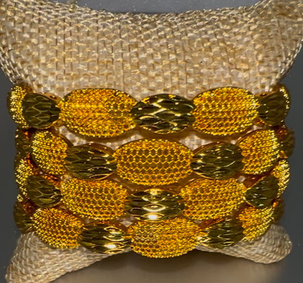 18k Gold Plated Bracelet Set