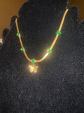 Green Heart Herringbone