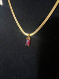 Elegant Emerald Cut Necklace