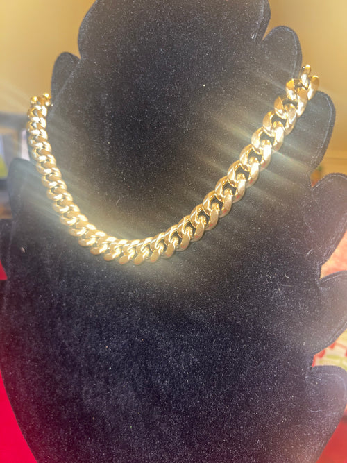 10mm Gold Plated Cuban