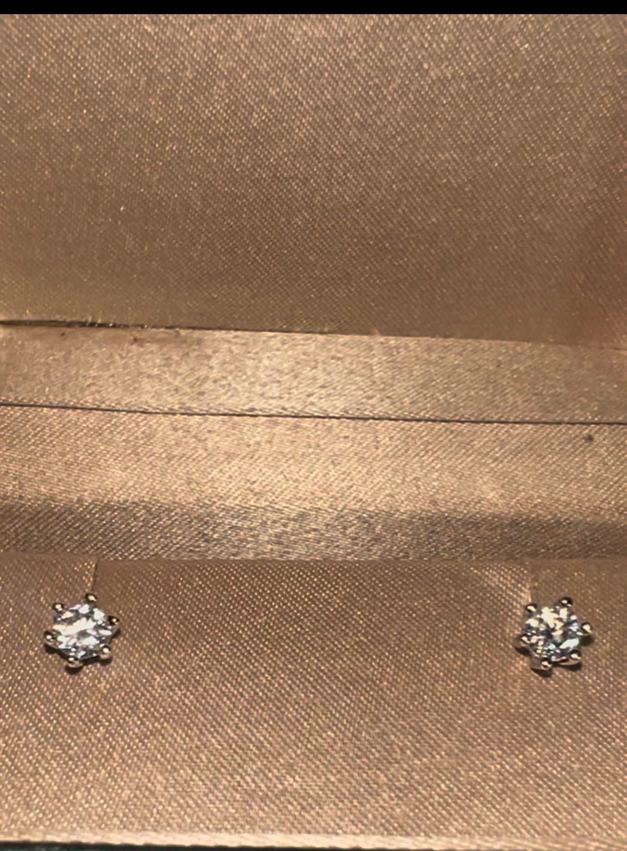 Round 4mm Moissanite Stud Earrings