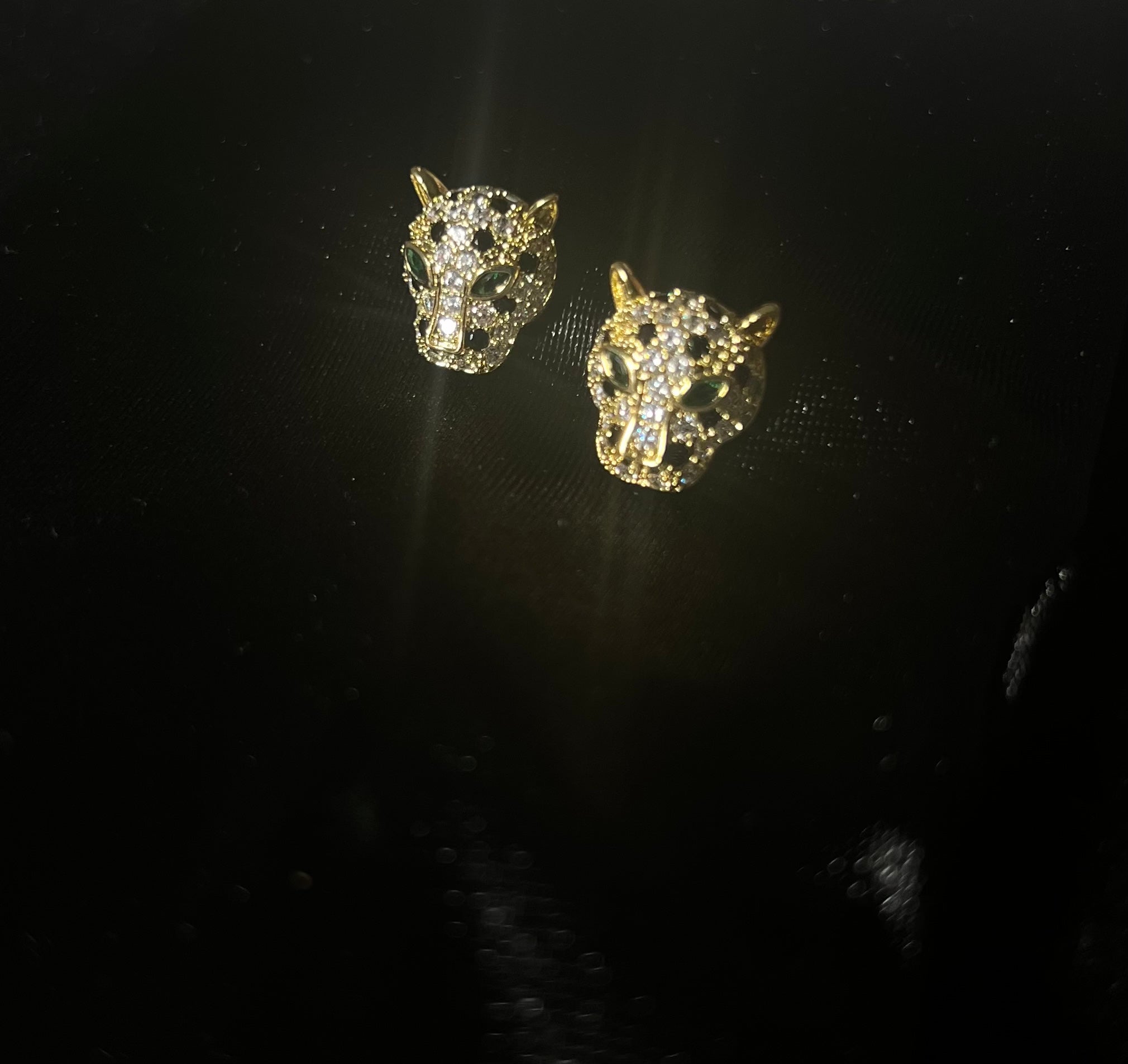 Leopard Stud Earrings