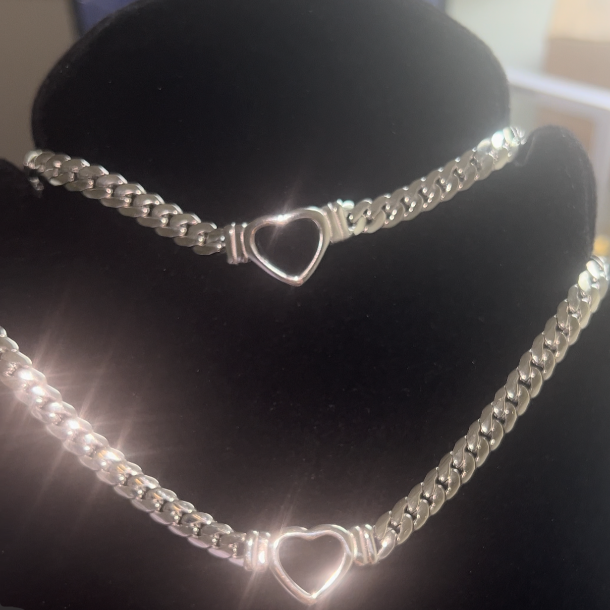 Pretty Heart Cuban Set