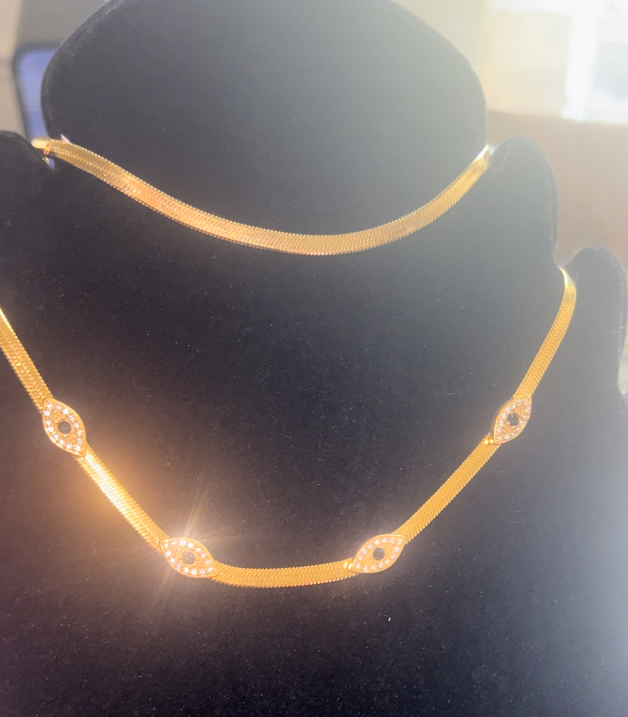 Evil Eye Herringbone Set