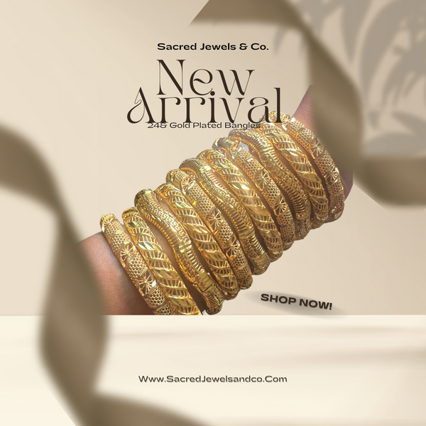 24kt Gold Plated Bangles