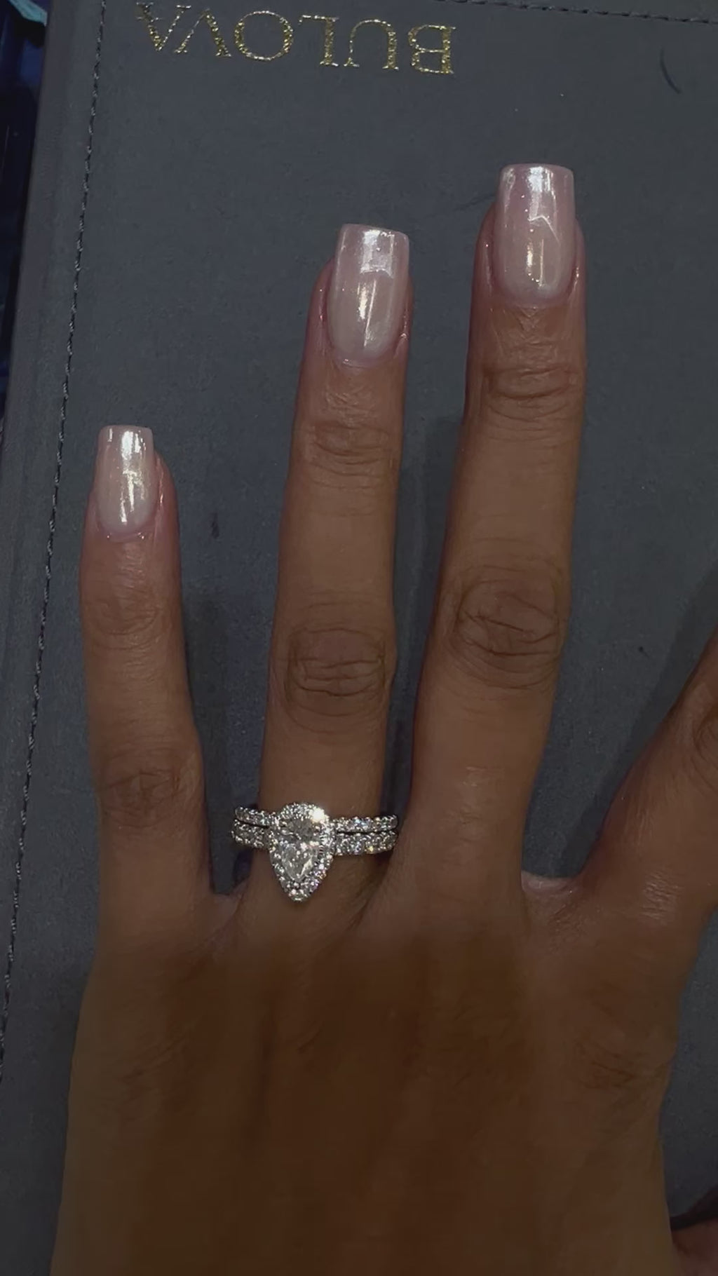 Pear Shaped Engagement Ring