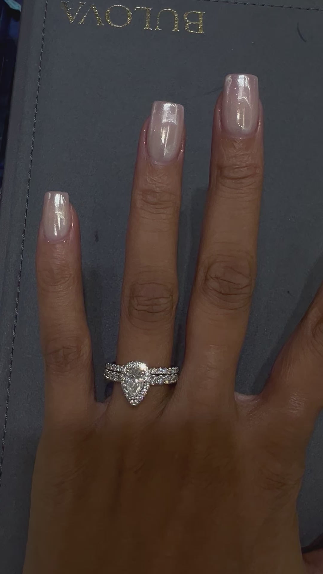Pear Shaped Engagement Ring