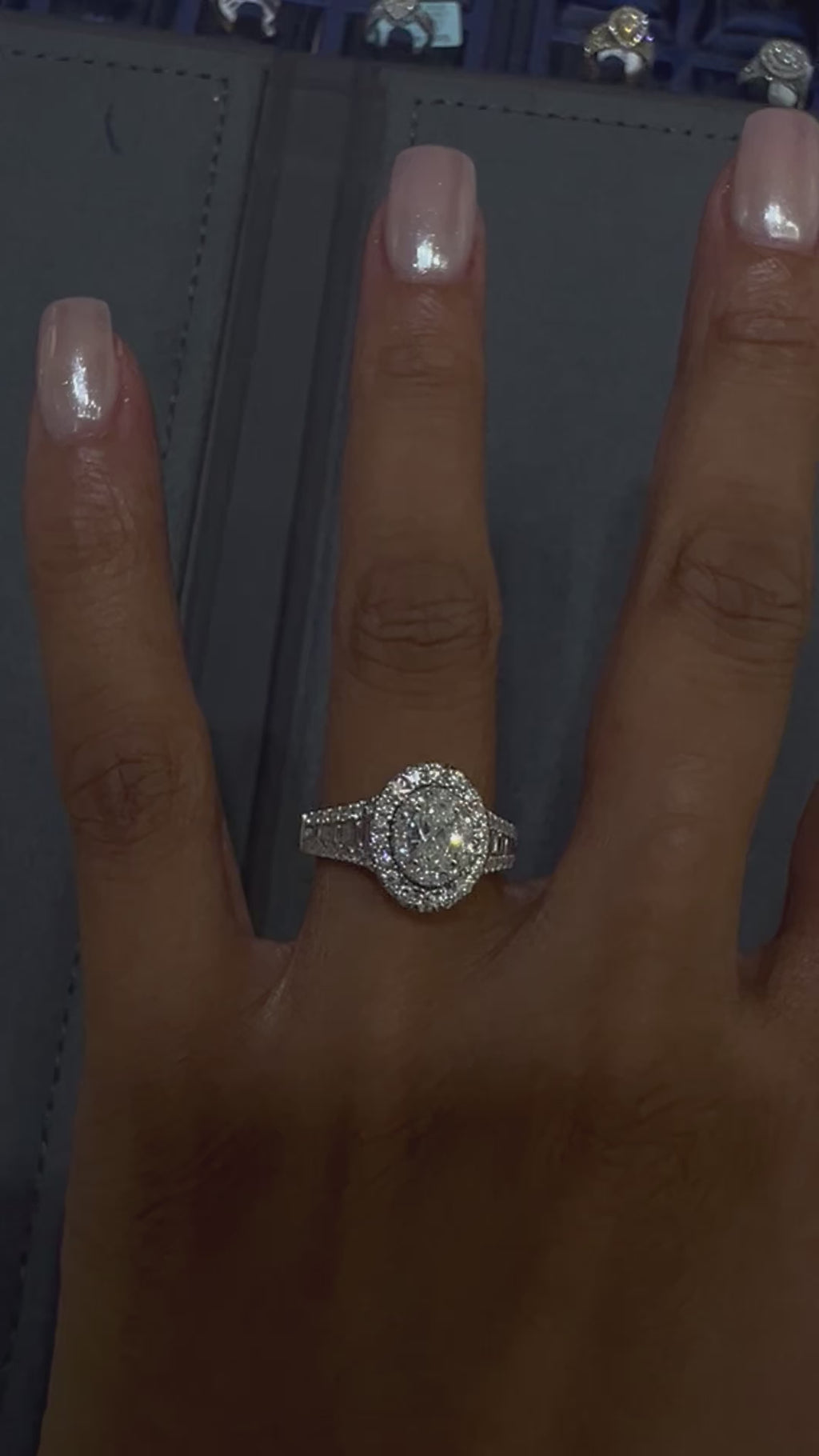 Natural Diamond Engagement Ring