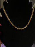 Gold Plated Rope Chain