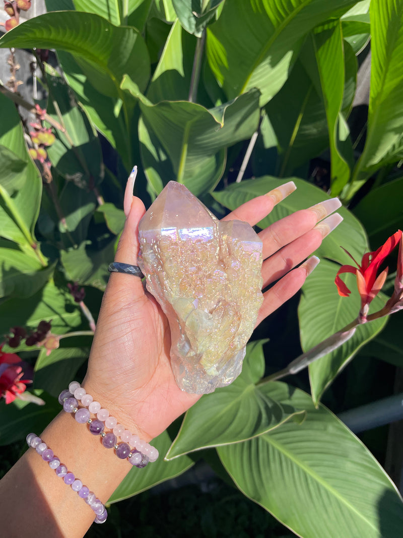 Raw Angel Aura Quartz